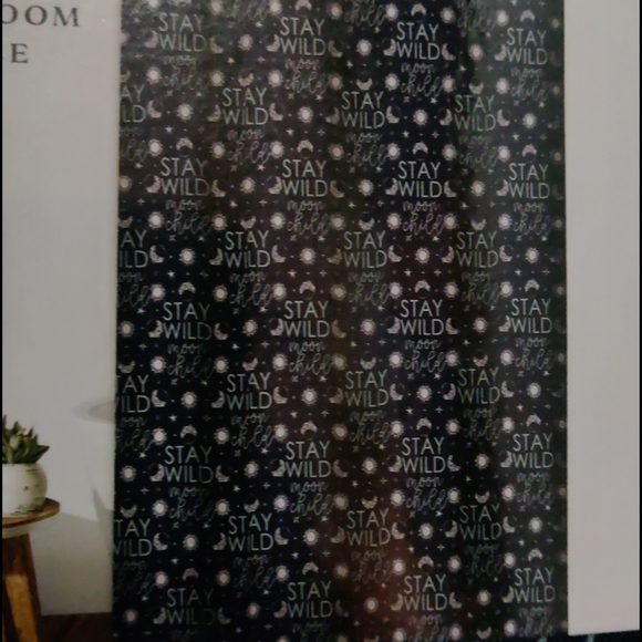 Moonchild Water Resistant Shower Curtain - Picture 2 of 6